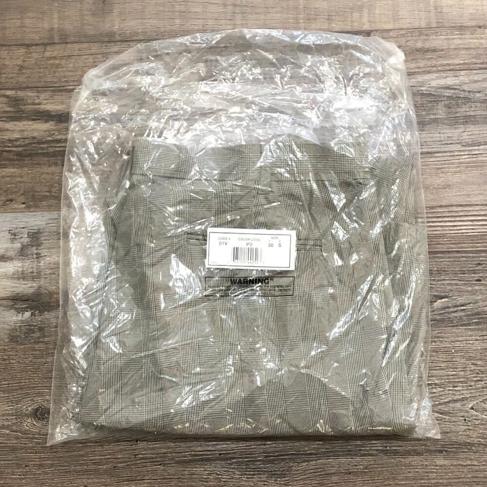 Vintage Haband's Fit-Forever Polyester Mens 38 Short Slacks NOS 38x28